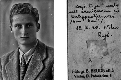 Ryszard at the age of twenty