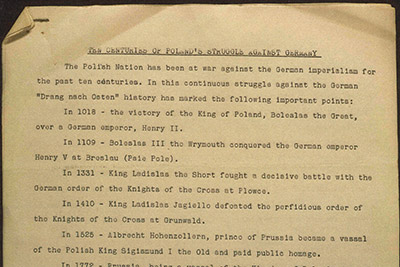 Essay about history of German-Polish relations